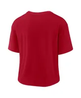 Women's Nike Red, Pewter Tampa Bay Buccaneers High Hip Fashion T-shirt