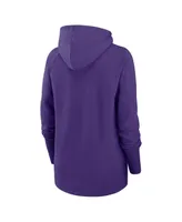 Women's Nike Purple Minnesota Vikings Asymmetrical Raglan Full-Zip Hoodie