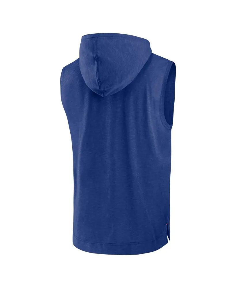 Men's Nike Royal New York Mets Athletic Sleeveless Hooded T-shirt