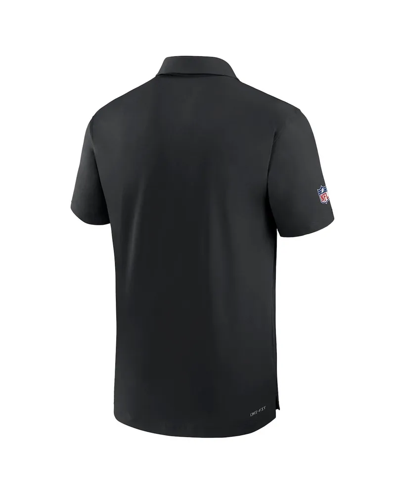 Men's Nike Black Pittsburgh Steelers Sideline Coaches Performance Polo Shirt