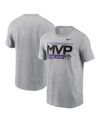 Men's Nike Elias Diaz Heather Gray 2023 Mlb All-Star Game Mvp T-shirt