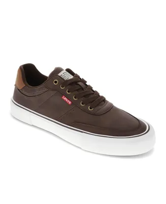 Levi's Men's Munro Ul Faux Leather Lace-Up Sneakers
