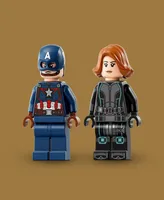 Lego Super Heroes Marvel 76260 Black Widow & Captain America Motorcycles Toy Building Set