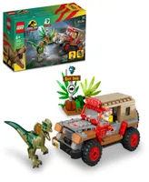 Lego Jurassic World 76958 Dilophosaurus Ambush Toy Building Set with Dennis Nedry Minifigure