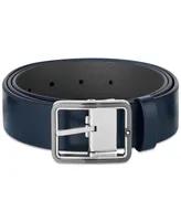 Montblanc Rectangular Buckle Reversible Leather Belt