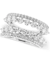 Diamond Ring Guard Enhancer (2 ct. t.w.) in 14k White Gold