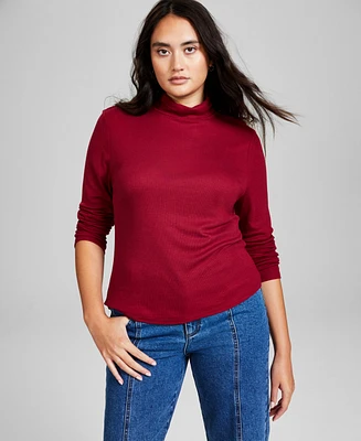 And Now This Women's Long Sleeve Turtleneck Top, Created for Macy's