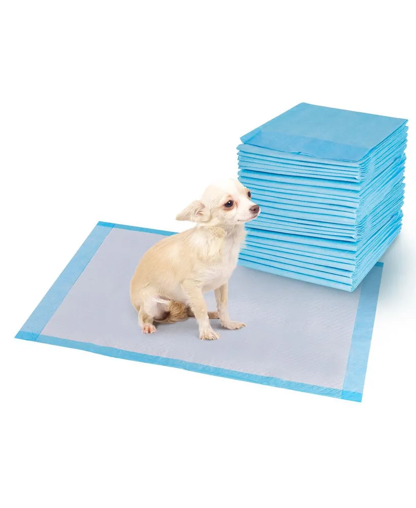 Costway 100 Pcs 30''x 36'' Puppy Pet Pads Dog Cat Wee Pee Piddle Pad training underpads