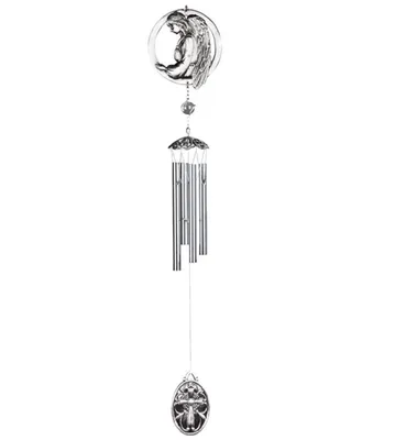 Fc Design 28" Long Angel Pewter Wind Chime