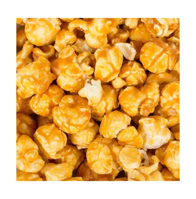 1 lb Gold Candy Coated Popcorn Caramel Flavored (1lb Bag)