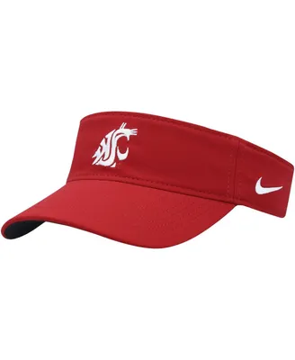 Men's Nike Washington State Cougars Crimson Sideline Performance Visor