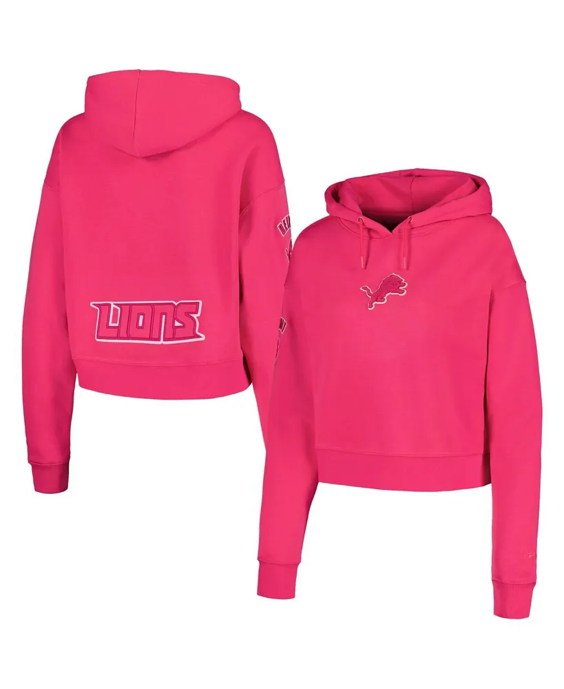 Dallas Cowboys Pro Standard Women's Triple Pink Cropped Pullover Hoodie