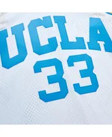 Men's Mitchell & Ness Kareem Abdul-Jabbar White Ucla Bruins 1968 Throwback Jersey