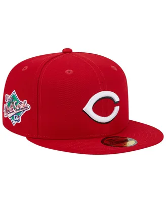 Men's New Era Red Cincinnati Reds 1990 World Series Team Color 59FIFTY Fitted Hat