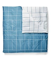 Lacoste Home Ashcombe 2 Piece Check Comforter Set, Twin