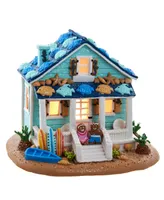 Kurt Adler 8" Gingerbread Beach House with C7 Bulb