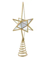 Kurt Adler 13.5" Mirror Narrow Star Tree Topper