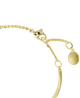 Swarovski Gold-Tone Multicolor Pave Ladybug Bangle Bracelet