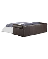 Elsher 85" Leather Sleeper Sofa, Created for Macy's