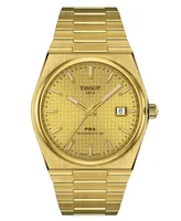 Tissot Men's Swiss Automatic Prx Powermatic 80 Gold Pvd Stainless Steel Bracelet Watch 40mm