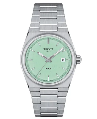 Tissot Unisex Swiss Prx Stainless Steel Bracelet Watch 35mm