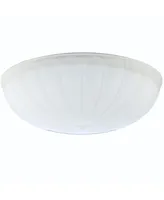 Lightaccents Light Fixture Replacement Glass - Flush Mount Ceiling Light Lamp Shade Frosted White