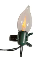 Kurt Adler Battery-Operated 7-Light Flicker Flame Light Set with Clips