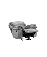 Furniture of America Bishop 42" Fabric Manual Recliner Chair