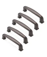 Cauldham Pack Solid Kitchen Cabinet Handles (5" Hole Centers) - Drawer/Door Hardware - Style T765