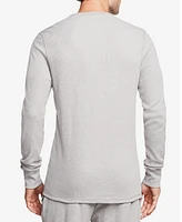 Tommy Hilfiger Men's Waffle-Knit Long-Sleeve Crewneck Thermal Top