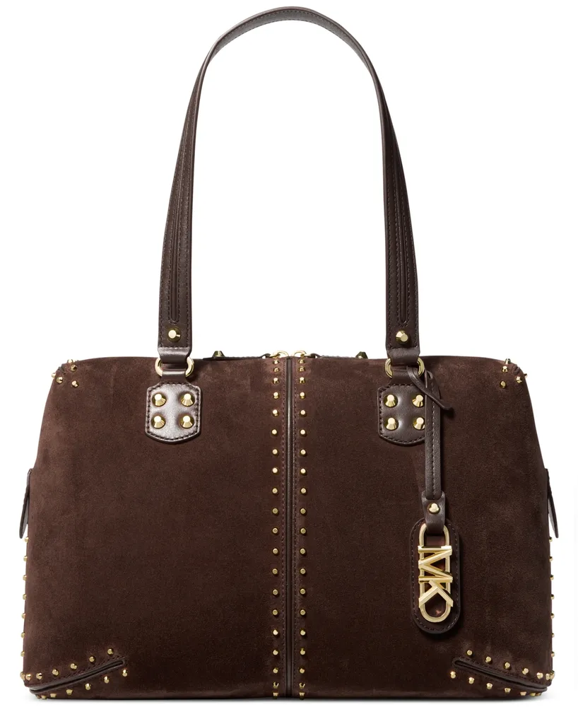 Michael Kors Marilyn Medium Leather Satchel - Macy's