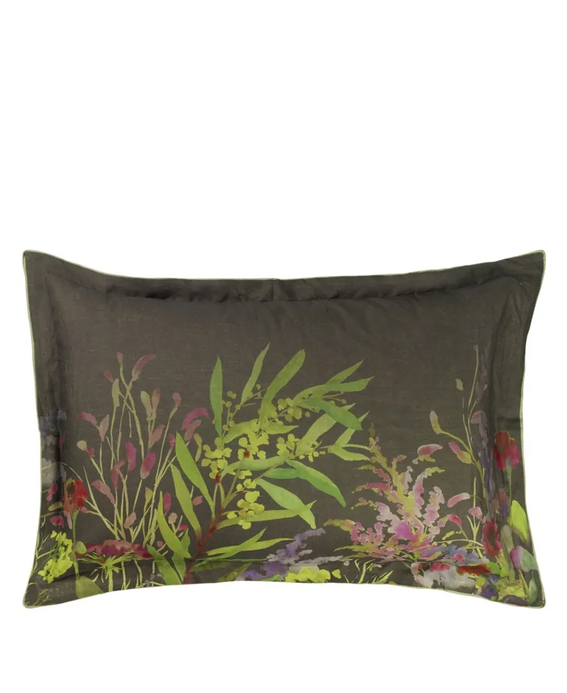 Designers Guild Indian Sunflower Graphite Standard Sham