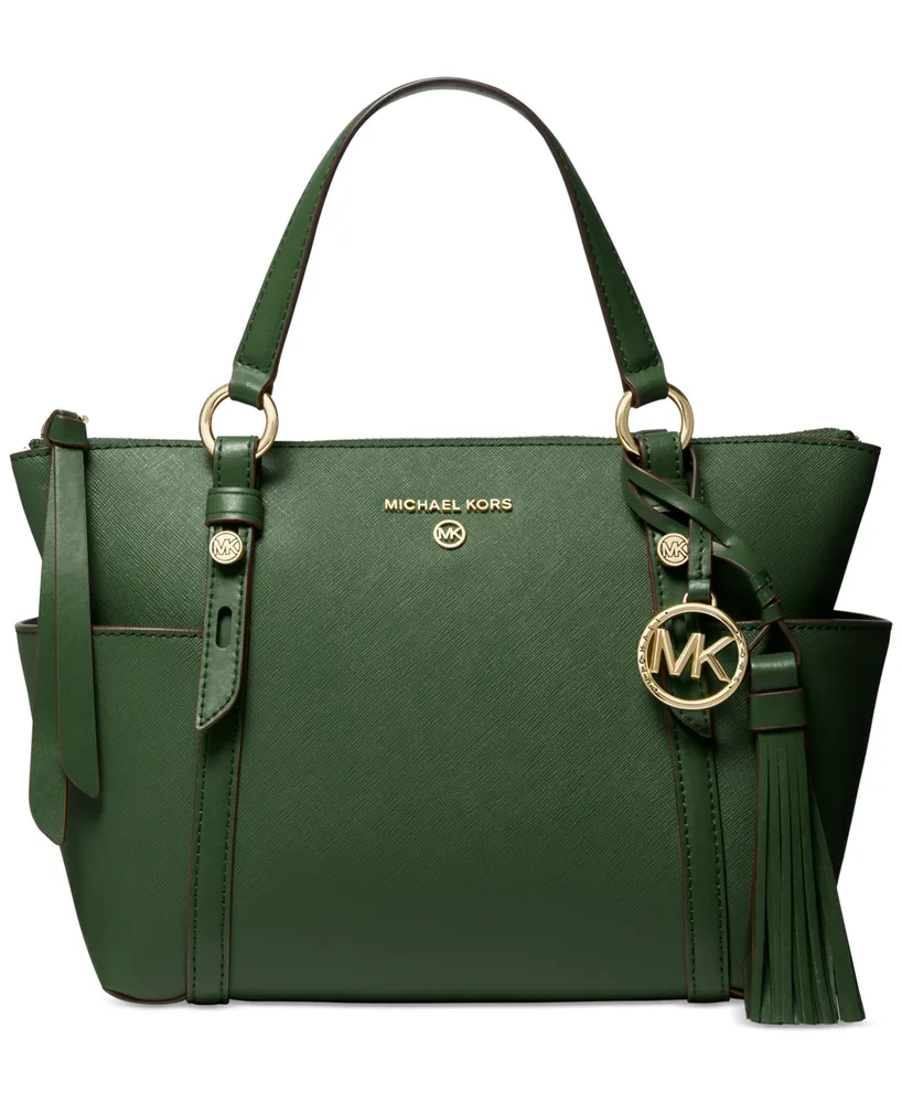 Michael Kors Marilyn Medium Top-Zip Leather Tote - Macy's