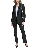 Karl Lagerfeld Paris Women's Fringe-Trim Blazer