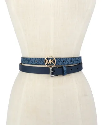 Michael Kors 2-Pk. Smooth Leather & Logo-Print Belts