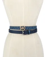 Michael Kors 2-Pk. Smooth Leather & Logo-Print Belts