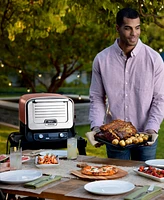 Ninja Woodfire Pizza Oven, 8-in-1 Outdoor Oven, 5 Pizza Settings, Up to 700 Fahrenheit High Heat, Bbq (Barbecue) Smoker