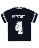 Preschool Boys and Girls Nike Dak Prescott Navy Dallas Cowboys Team Game Jersey