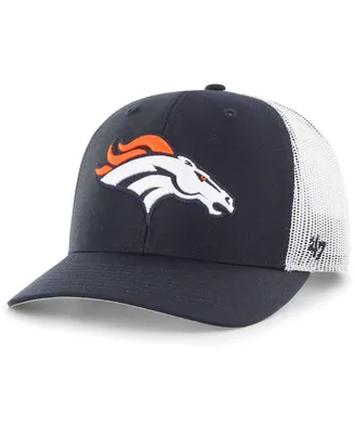 Men's '47 Brand Navy Denver Broncos Adjustable Trucker Hat