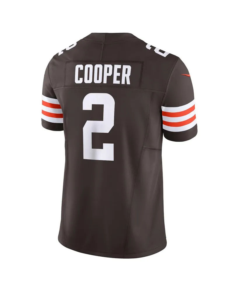 Men's Nike Amari Cooper Brown Cleveland Browns Vapor F.u.s.e. Limited Jersey