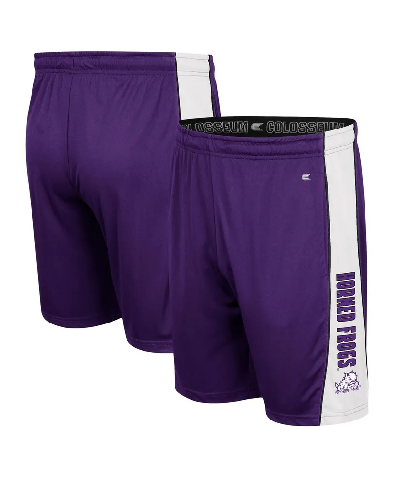 Men's Colosseum Purple Tcu Horned Frogs Panel Shorts