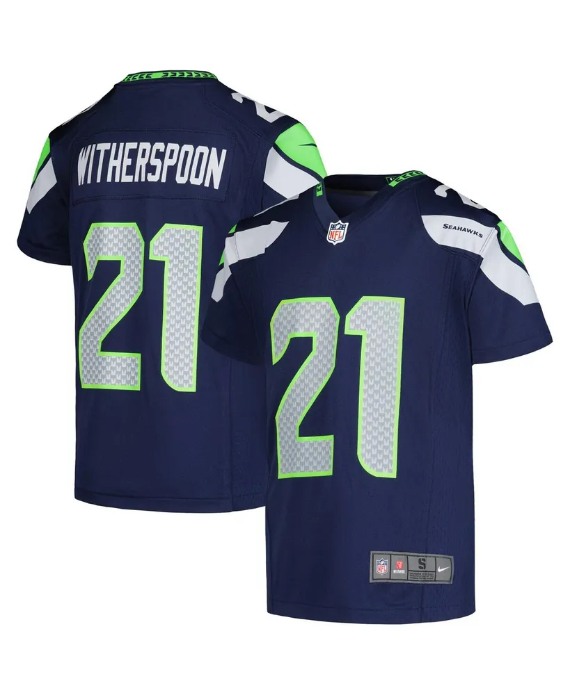 Big Boys Nike Devon Witherspoon College Navy Seattle Seahawks Game Jersey