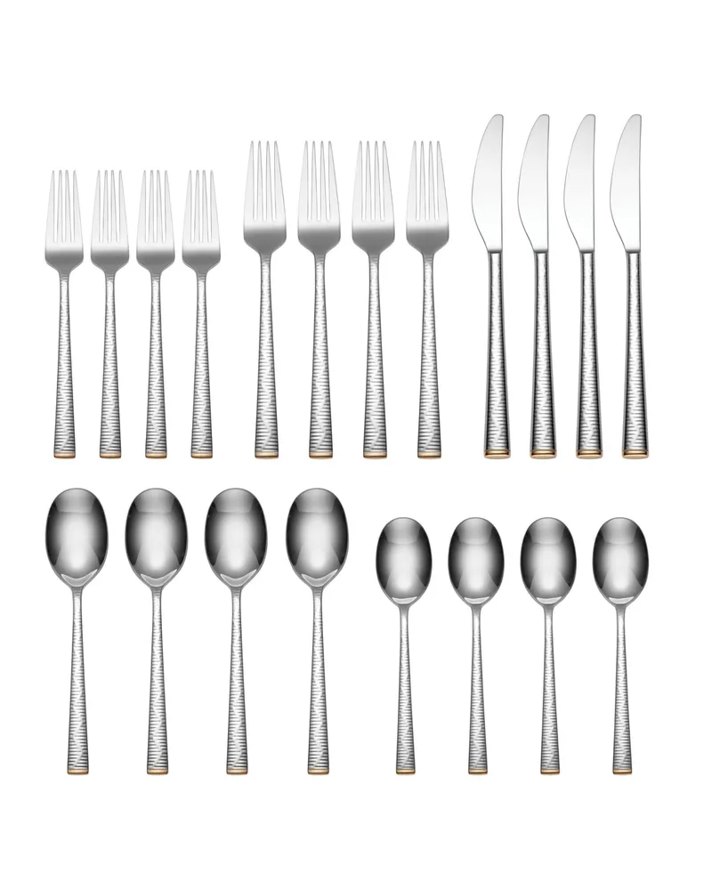 Lenox Portola Black 20-Piece Flatware Set