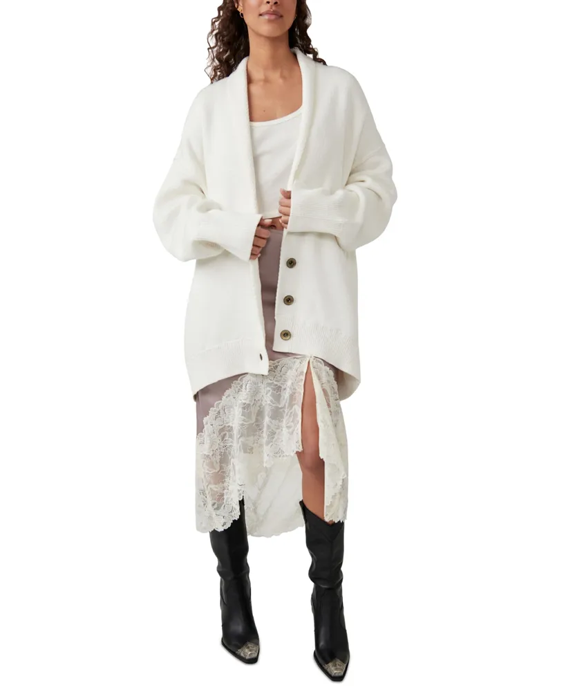 Free People Women's Chamomile Shawl-Collar Cardigan