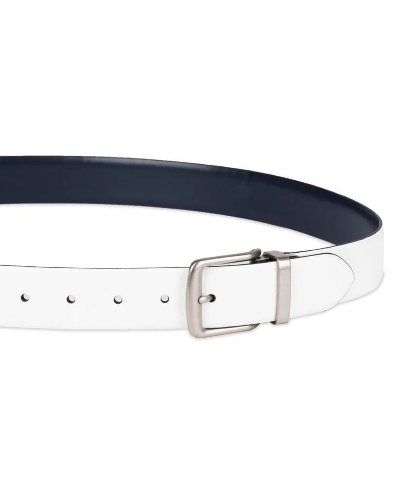 Tommy Bahama Men's Two-In-One Reversible Cushion Inlaid Casual Belt