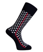 Love Sock Company Men's Detroit Bundle Luxury Mid-Calf Dress Socks with Seamless Toe Design, Pack of 3