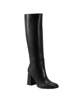 Marc Fisher Women's Dacea Tapered Block Heel Dress Boots