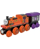 Fisher Price Thomas and Friends Wooden Railway, Nia Engine and Cargo Car - Multi