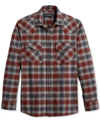 Pendleton Men's Wyatt Plaid Button-Down Western Shirt