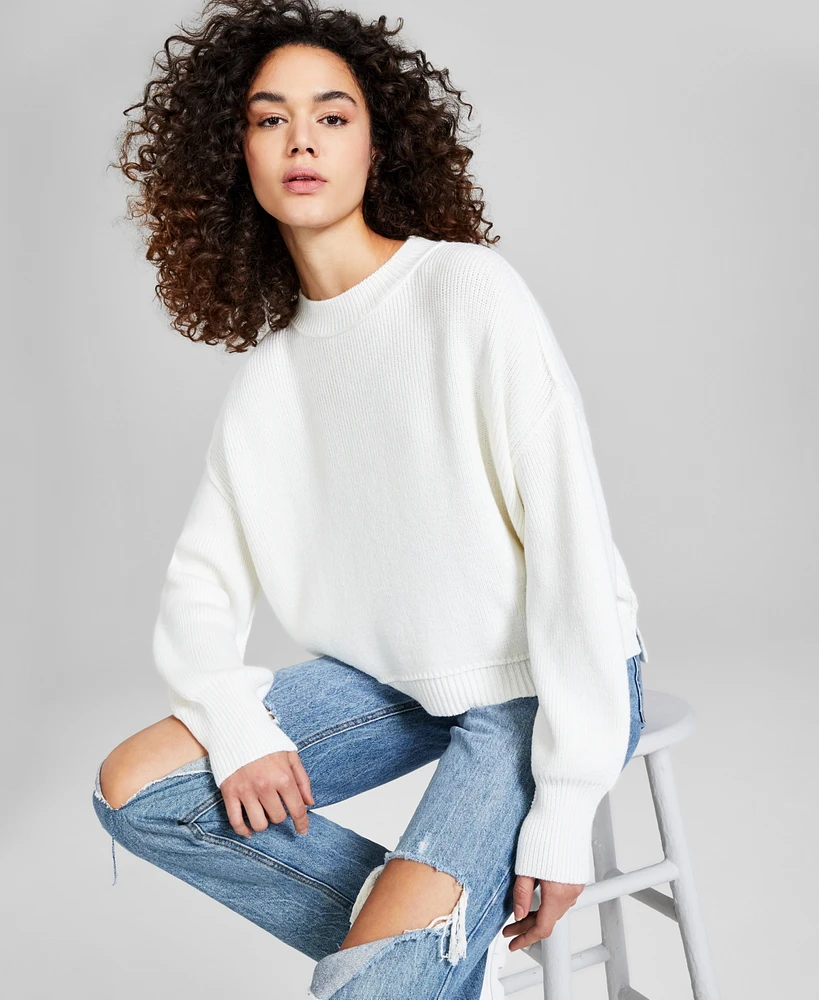 And Now This Women's Long-Sleeve Sweater, Created for Macy's